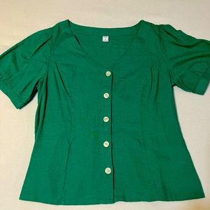 Old Navy Kelly green top